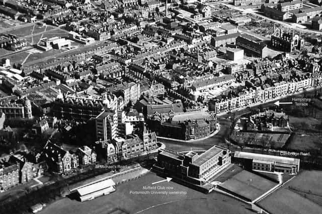 Aerial view of west Southsea 1956. Picture: Jim Bramble