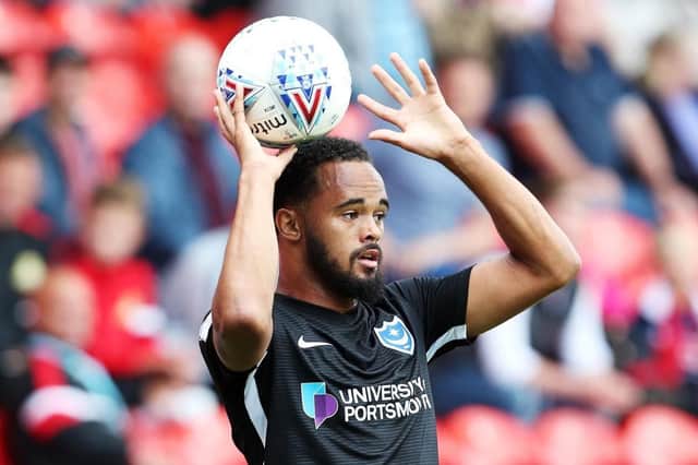 Anton Walkes returned to the Pompey squad for the visit to Coventry on Tuesday night