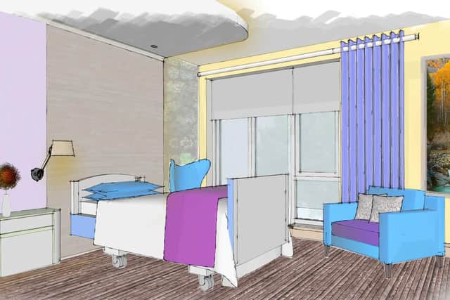 This is what the new patient bedrooms are expected to look like