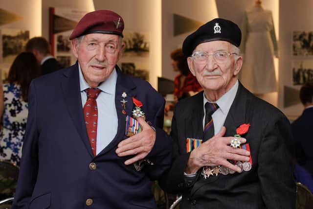 D-Day veterans Arthur Bailey and John Jenkins