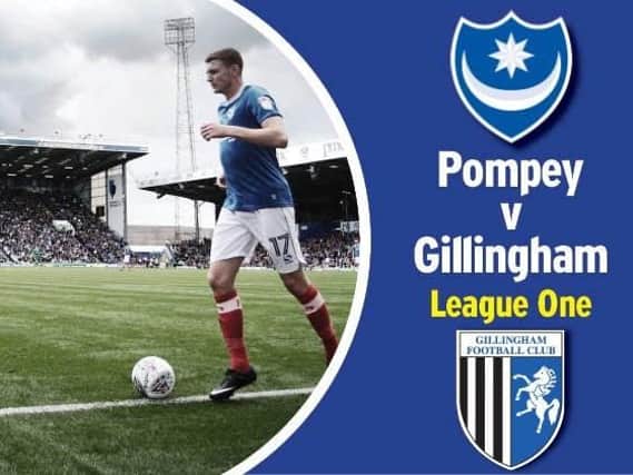 Pompey play host to Gillingham in League One today