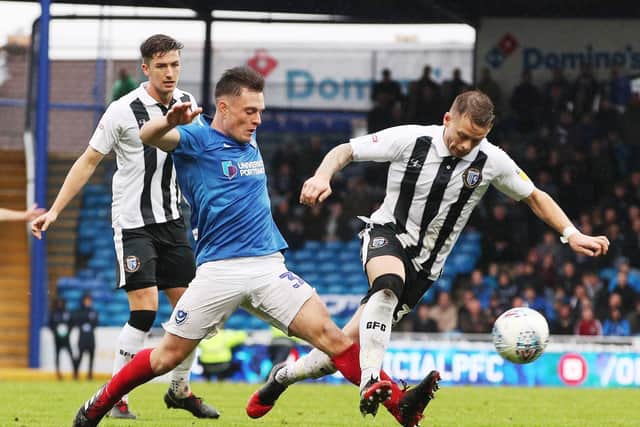 Pompey lost 2-0 at Gillingham in League One. Picture: Joe Pepler