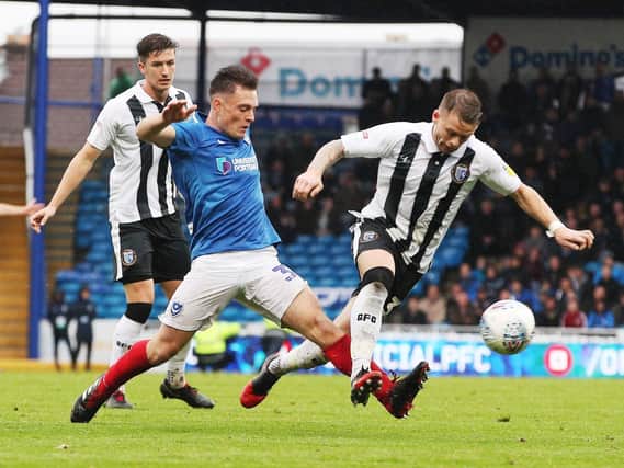 Pompey lost 2-0 at Gillingham in League One. Picture: Joe Pepler