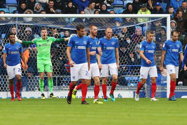 Pompey's players had a frank discussion in the wake of Gillingham defeat: Picture: Joe Pepler