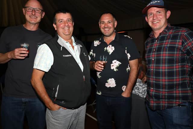 From left, Tony Captain, Kevin Jones, Sam Fraser and Dan Robinson. Picture: Chris Moorhouse