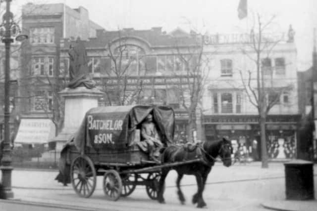Looking from Park Road across to Russell Street we are at the southern edge of Guildhall Square in winter. Picture: Barry Cox
