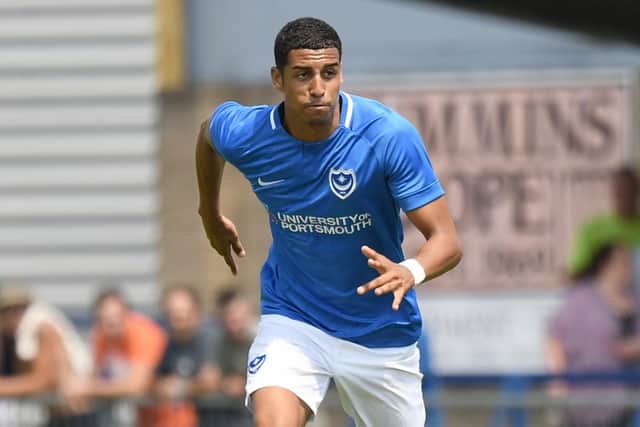 Pompey's Louis Dennis. Picture: Neil Marshall