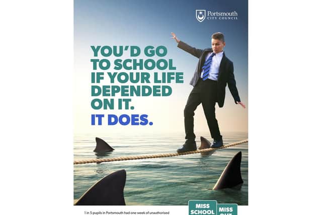 Part of the council's Miss School Miss Out Campaign