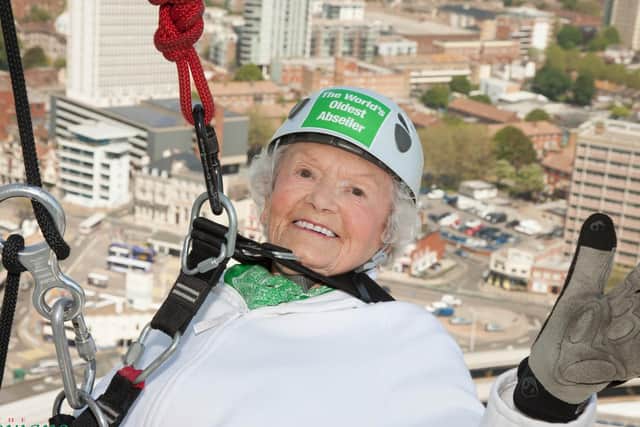Doris Long on her latest abseil