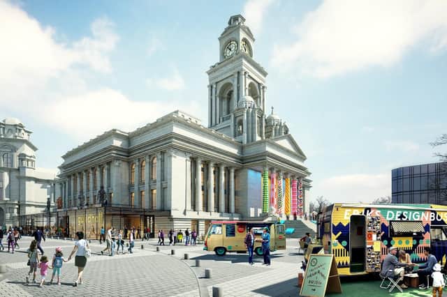 A computer-generated image of what it is hoped Portsmouth Guildhall will look like after the Renaissance scheme. Picture: Hemingway Design