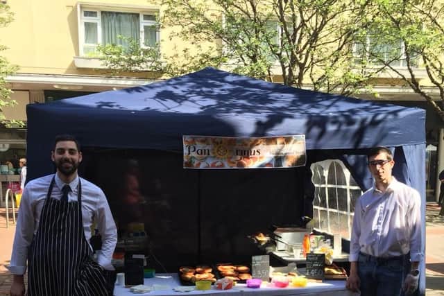 Panormus street food in Southsea, with owner Paride Cimino