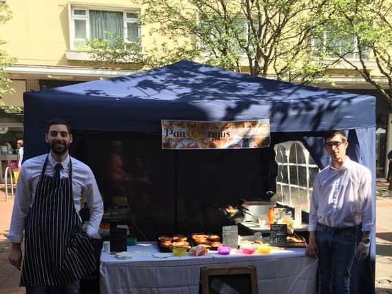 Panormus street food in Southsea, with owner Paride Cimino
