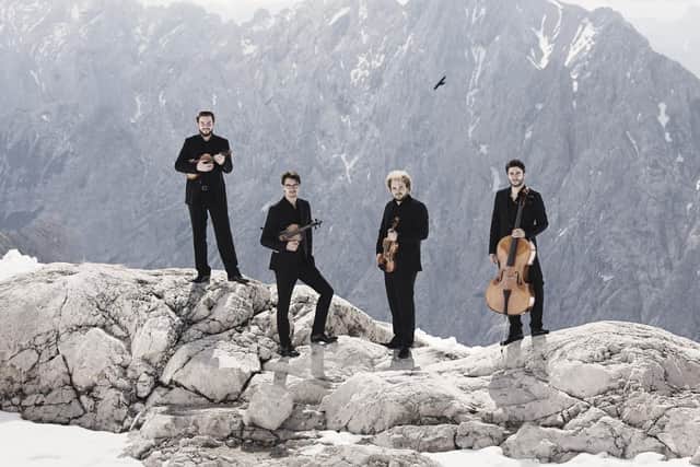 The Goldmund Quartet played at Portsmouth Guildhall last night.