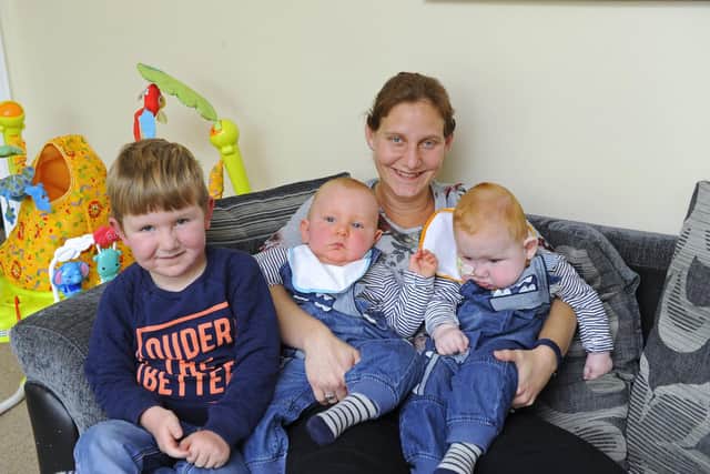 From left, Finn, Freddie, Stef and Koby. Picture: Malcolm Wells