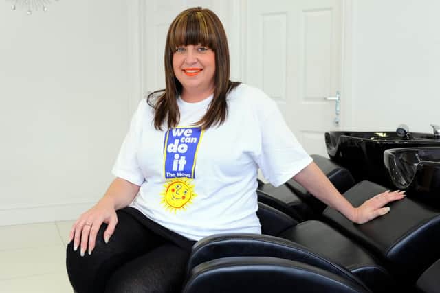 Alex Keyte, owner of Shine Hair Studio in Southsea.