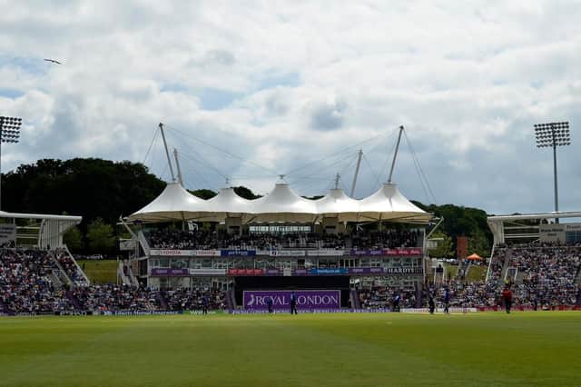 Tickets for England's one-day international against Pakistan at the Ageas Bowl next year are in high demand. Picture: Neil Marshall