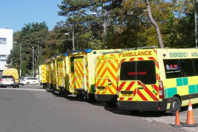 Ambulance staff claimed they were waiting for at least 90 minutes