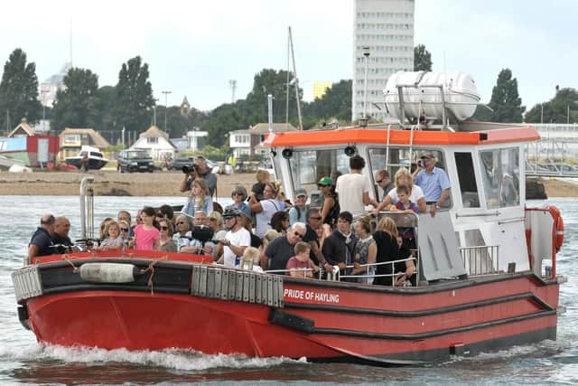 The Hayling Ferry packed with customers on the day of its relaunch in 2016. Picture: Mick Young
