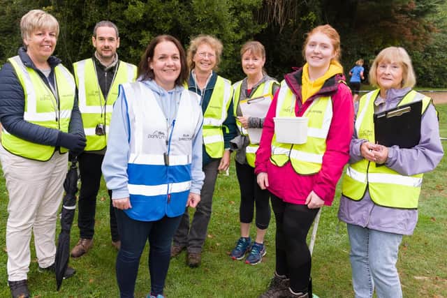 Volunteers at Havant parkrun on Saturday. Picture: Duncan Shepherd