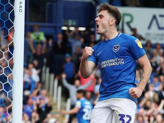 Ben Thompson has seen the most minutes of Pompey's loan arrivals. Picture: Joe Pepler