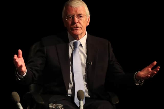 Former prime minister Sir John Major. Picture: Scott Heppell/PA Wire