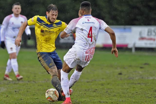 Steve Hutchings has returned for a 10-match suspension for Moneyfields. Picture: Ian Hargreaves