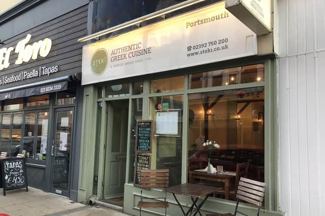 Steki restaurant in Osborne Road, Southsea.