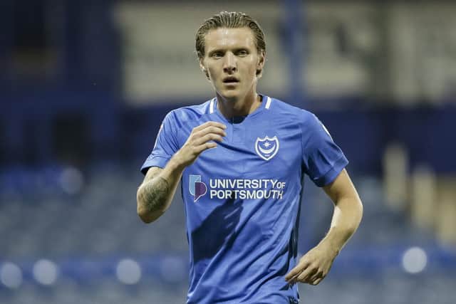 Pompey striker Joe Mason. Picture: Joe Pepler