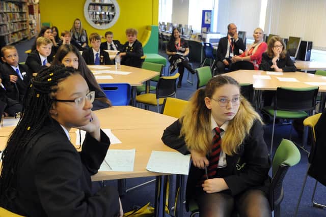 Students at the workshop at Crookhorn College in Waterlooville. Picture: Malcolm Wells