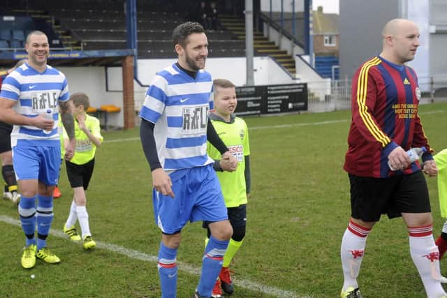 Aaron Haggard helped organise a charity match in Gosport earlier this year to raise money for the late AFC Dynamo coach, Ronnie Williamson. Picture: Ian Hargreaves