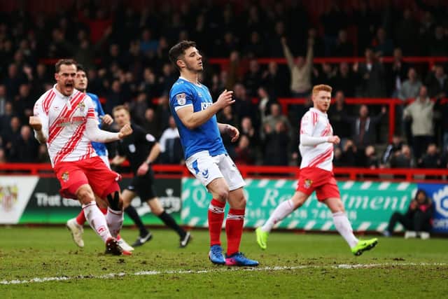 Conor Chaplin was too clever for his own good at Stevenage. Picture: Joe Pepler