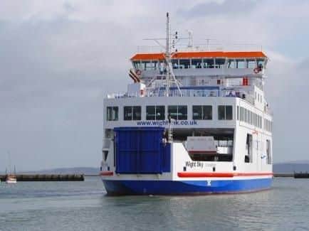 Wightlink ferry services are being delayed this afternoon.