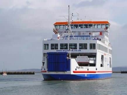 Wightlink ferry services are being delayed this afternoon.