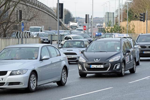 Traffic is at a standstill throughout the city. Picture: Ian Hargreaves