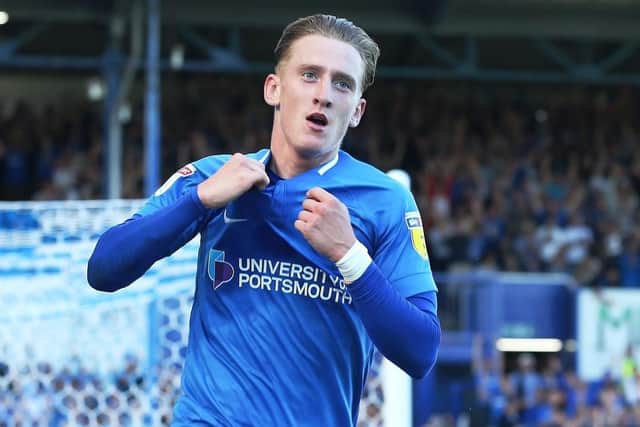 Pompey winger Ronan Curtis Picture: Joe Pepler