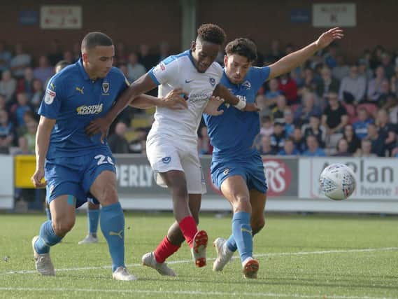 Pompey's Jamal Lowe. Picture: PA