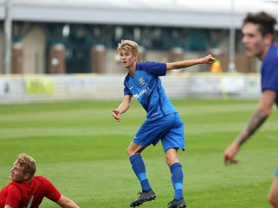 Baffins Milton Rover's Tommy Leigh. Picture: Chris Moorhouse