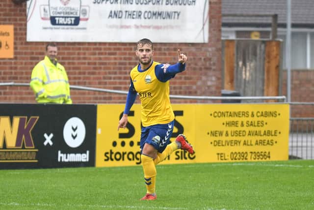 Patrick Suraci scored for Gosport Borough. Picture: Neil Marshall