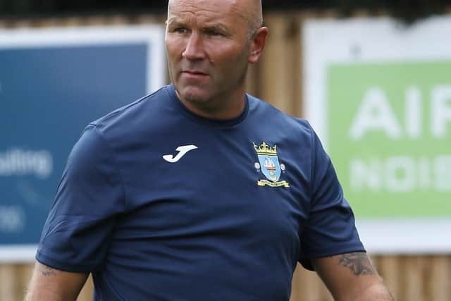 Baffins boss Steve Leigh was happy with the way his side played