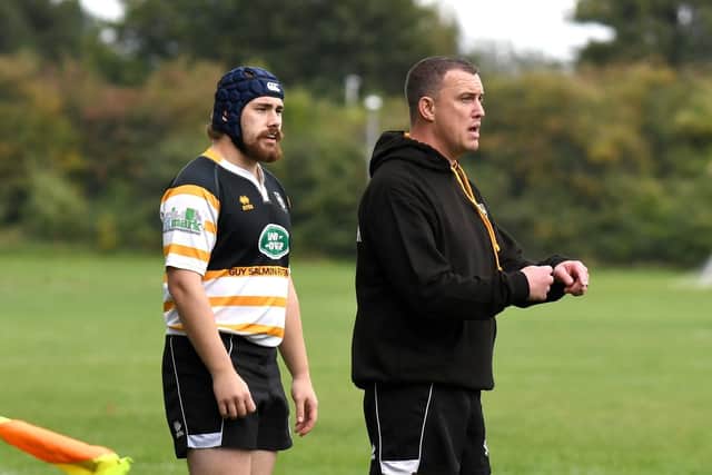 Portsmouth coach Neil McRoberts, right. Picture: Neil Marshall