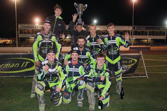Eastbourne Eagles celebrate at Arlington