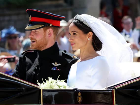 Meghan Markle and Prince Harry are expecting a baby in Spring 2019. Picture: Gareth Fuller/PA Wire