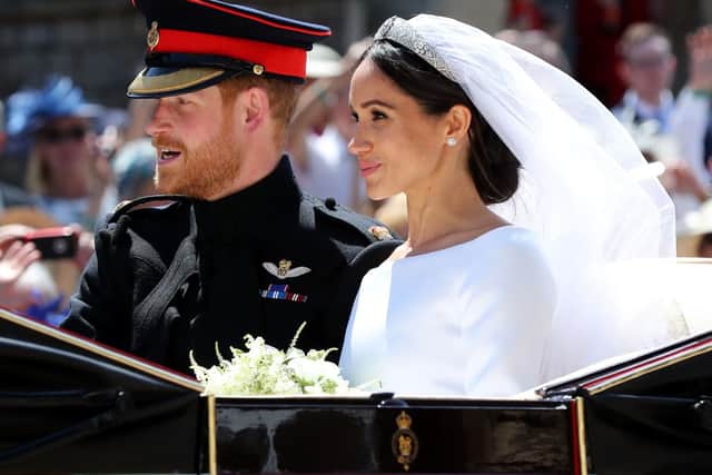 Meghan Markle and Prince Harry are expecting a baby in Spring 2019. Picture: Gareth Fuller/PA Wire
