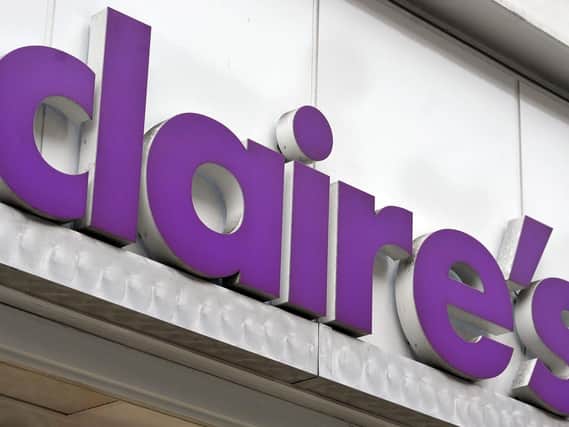 Claire's is considering a raft of British store closures. Picture: Nick Ansell/PA Wire