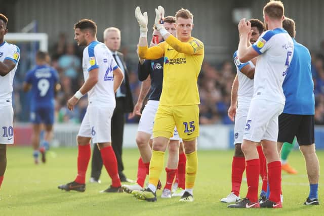 Saturday produced yet more Pompey joy on their travels this season. Picture: Joe Pepler