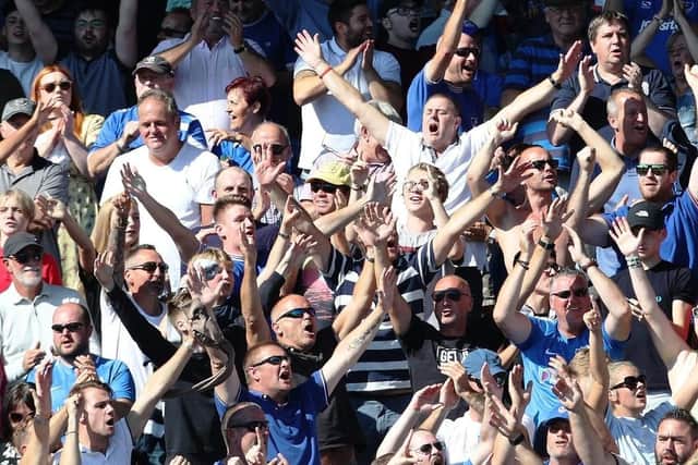 The Fratton faithful