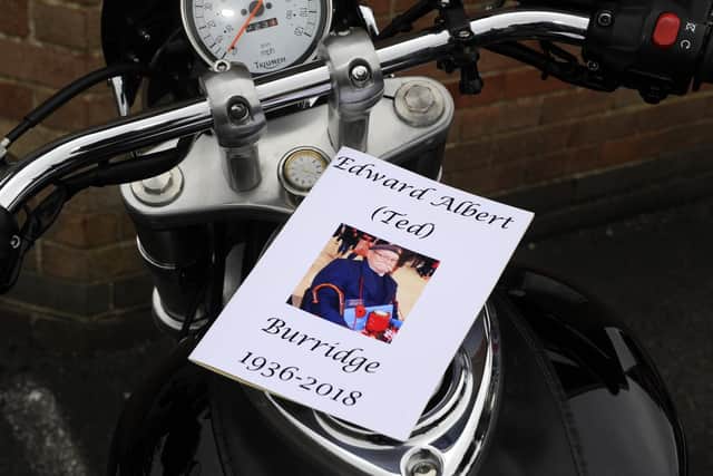 The order of service from the funeral of Ted Burridge