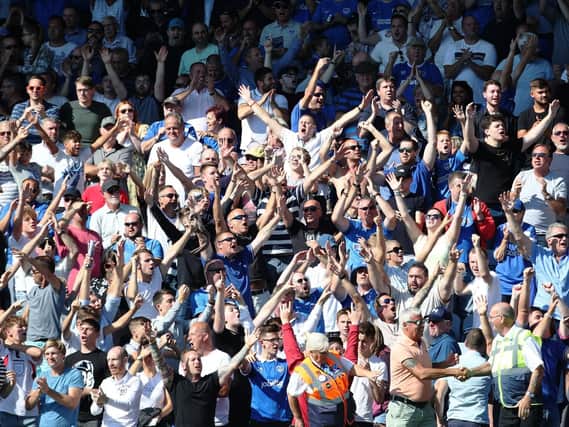 Members of the Fratton faithful will be housed in the north-east side of the Milton End for two matches