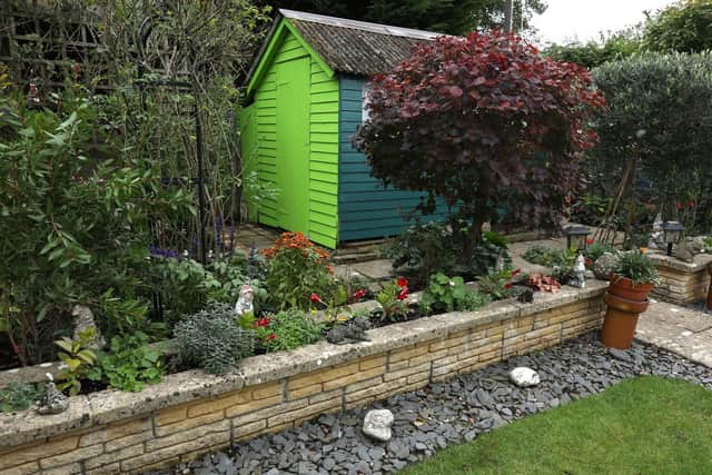 Detail from the garden of Bloomin' Marvellous winner Ray Hunt of Waterlooville. Picture: Chris Moorhouse