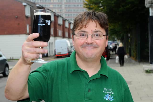 Malcolm Irving from Irving a Co Brewers Ltd, outside the Groundlings Theatre. Picture: Sarah Standing